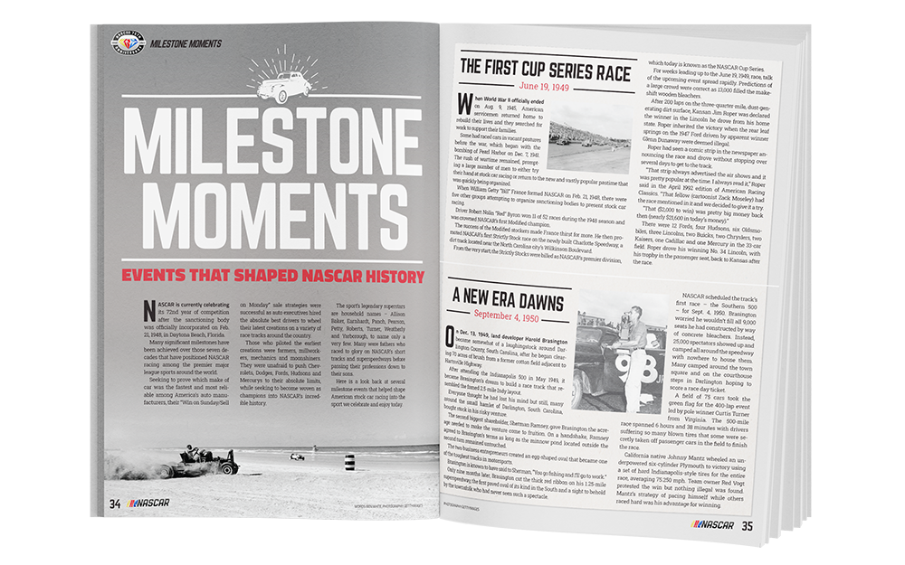 NASCAR's 75th Anniversary Commemorative Magazine